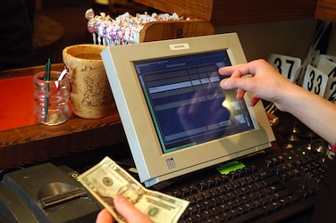 POS, system, cash register, transaction