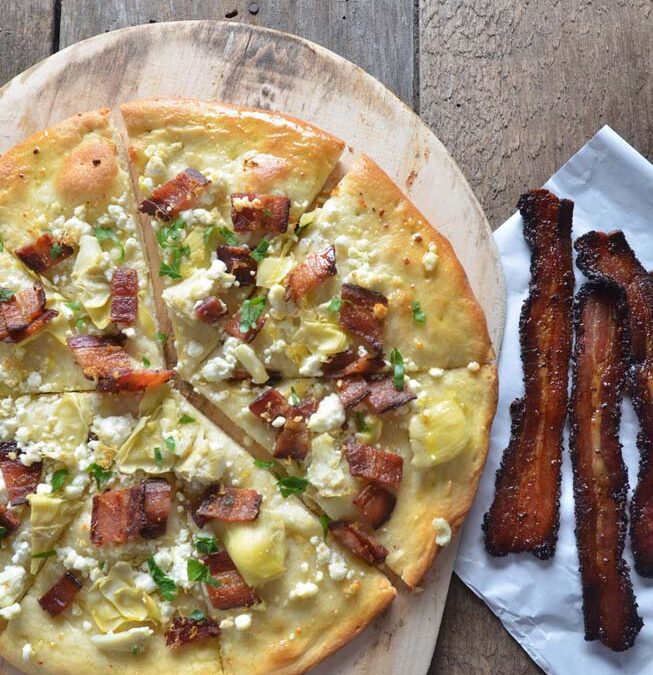 Bacon Pizzas — You’re bacon me crazy