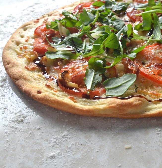 Let the adventure begin — sauceless pizzas