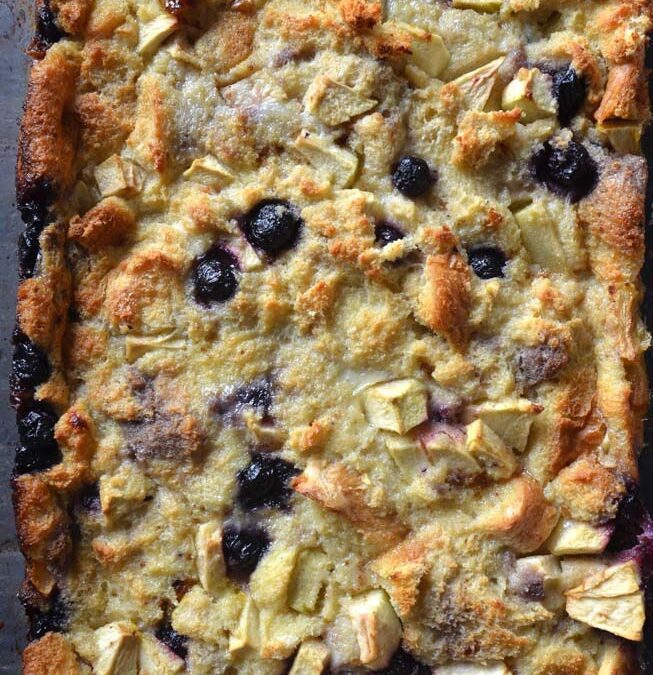 Trending Recipe: Blueberry and Apple Bread Pudding — How to