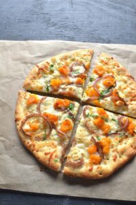 Butternut Squash and Gorgonzola Pizza