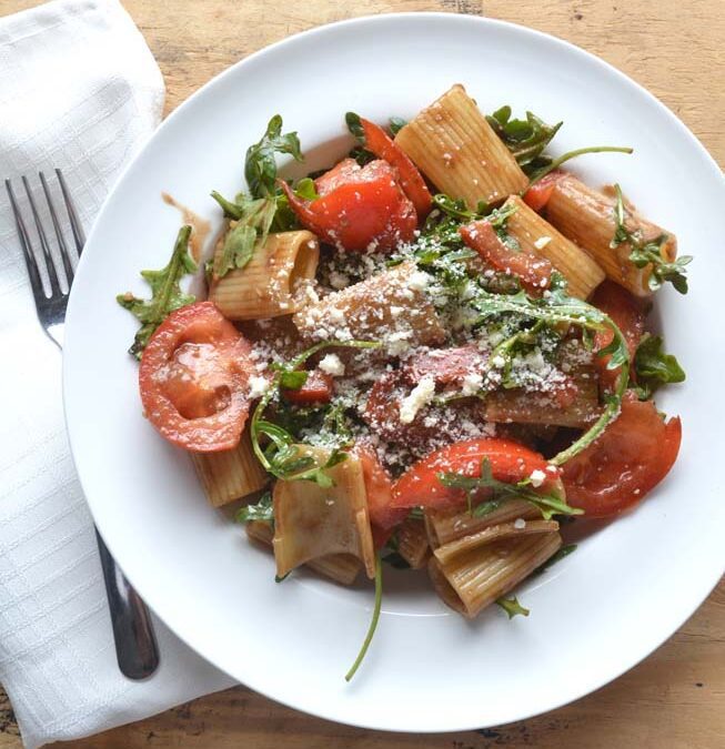 Trending Recipe: Rigatoni with Fresh Tomatoes, Arugula