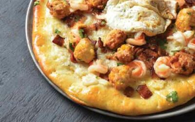 Prawn Stars — Shrimp and pizza
