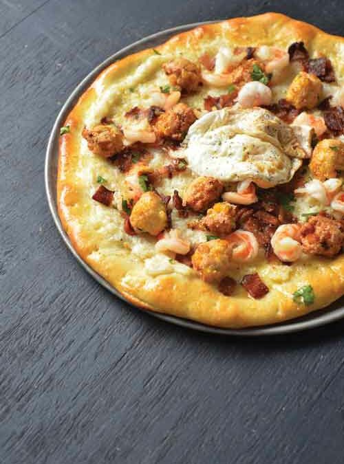 Prawn Stars — Shrimp and pizza