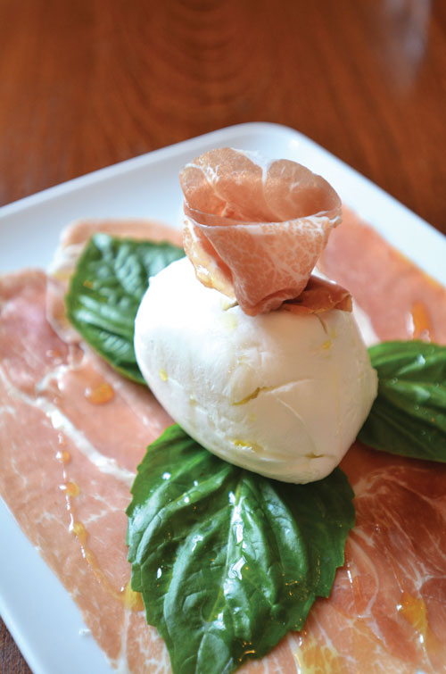 burrata appetizer