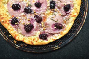 The Belgium Bombshell pizza