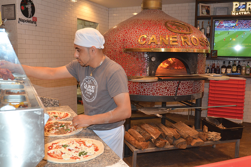 cane rosso, dallas, texas, independent pizzeria of the year, pizza today, pizza, prep station, oven
