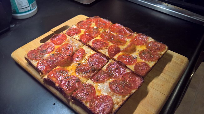 mama larosa foods, pizza dough, detroit style pizza dough