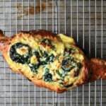 Spinach Pide, bread, flatbread