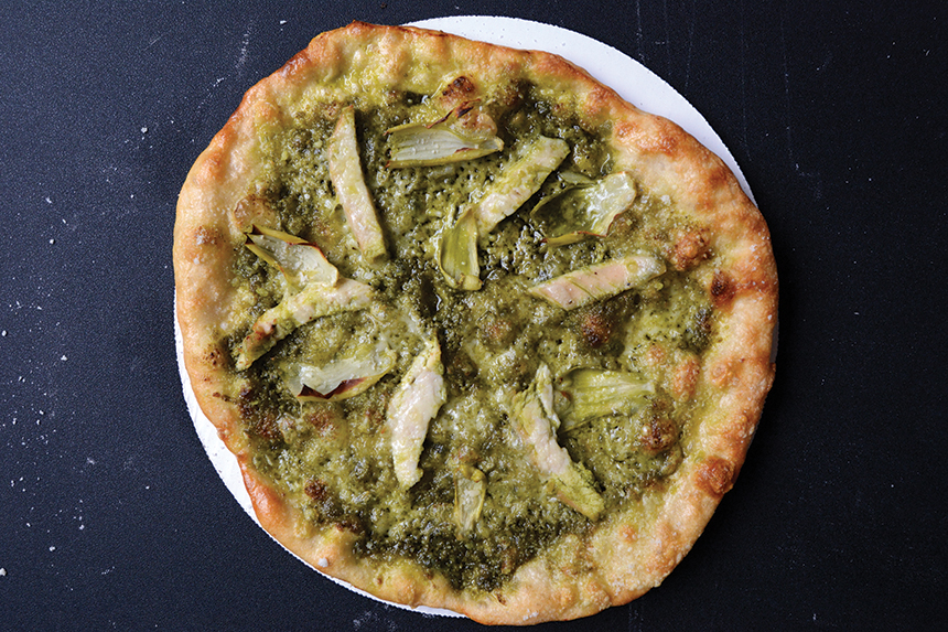 Chicken Pesto Pizza