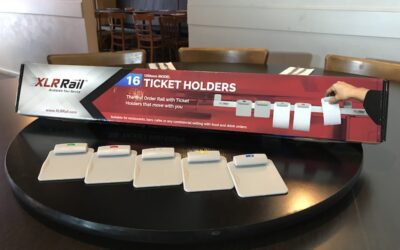 With XLR Rail, hang your ticket once and don’t handle it again until it’s done!