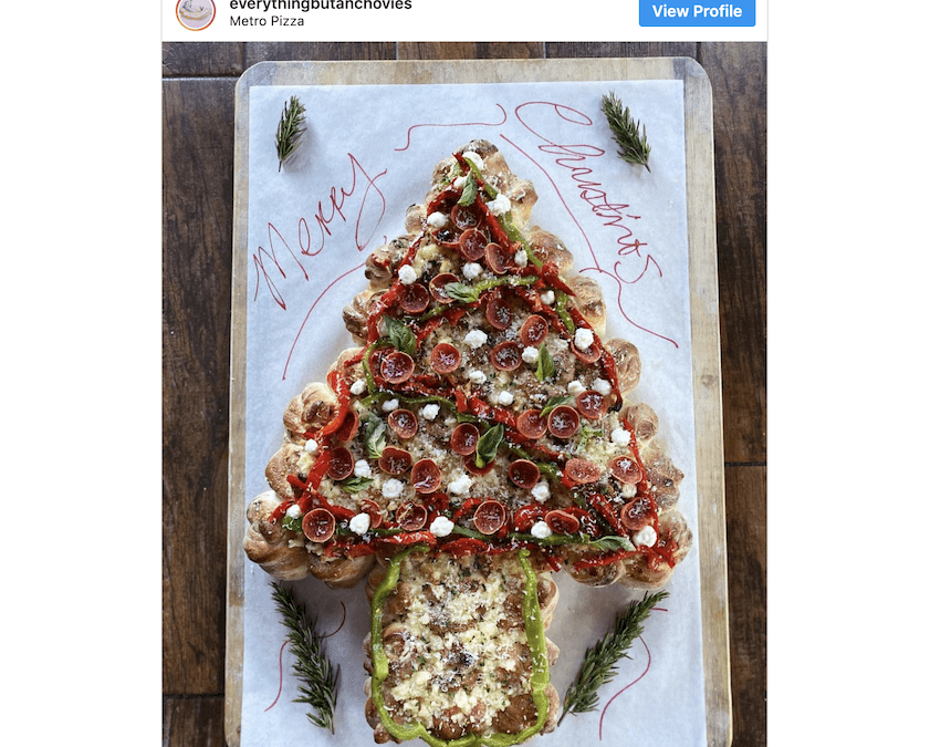 Pizzeria Holiday Fun Spotted on Instagram