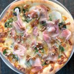 Gorgonzola Pear Pizza with Prosciutto di Parma