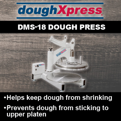 doughXpress DMS-18 a single heated upper platen