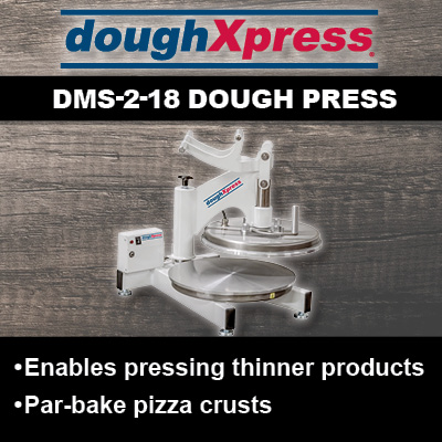 doughXpress DMS-2-18 dual-heat dough press