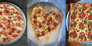 heart shaped pizza