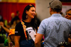 meeting people at events at Pizza Expo