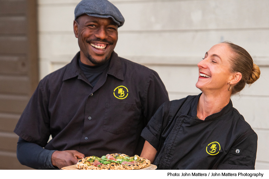 Jillana Miller and Ahmad Butler, Owners & Chefsat Miller Butler in San Pedro, CA