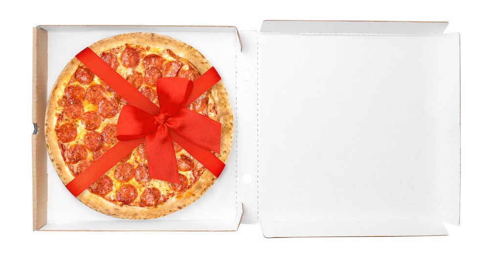gift of pizza