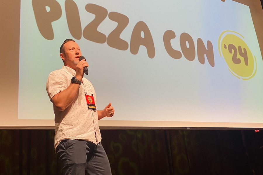 Pizza Today Editor In Chief Jeremy White at PizzaCon, Philadelphia