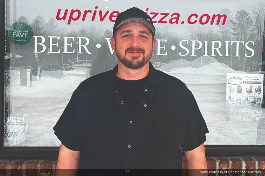 Christopher Bertram, Upriver Pizza, Benzonia, Michigan