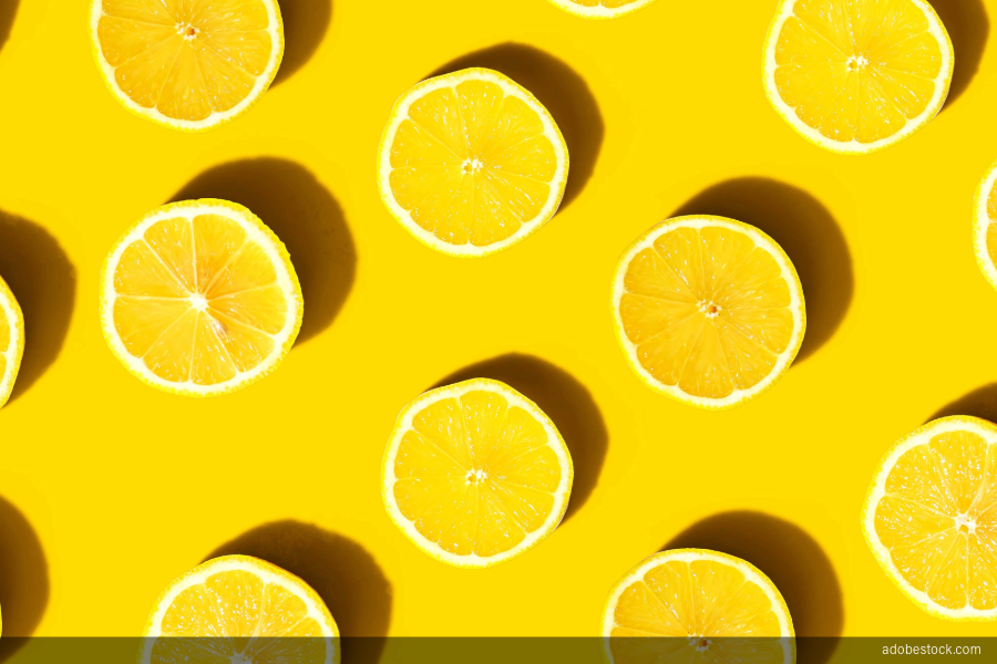 lemon slices, lemon pizza