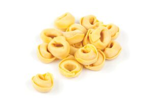 Tortellini, pasta, not the same as ravioli