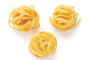 Tagliatelle, flat ribbon-like long pasta