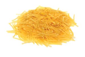 Vermicelli, thicker than angel hair pasta
