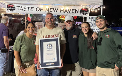 New Haven Sets World Record for Largest Pizza Party
