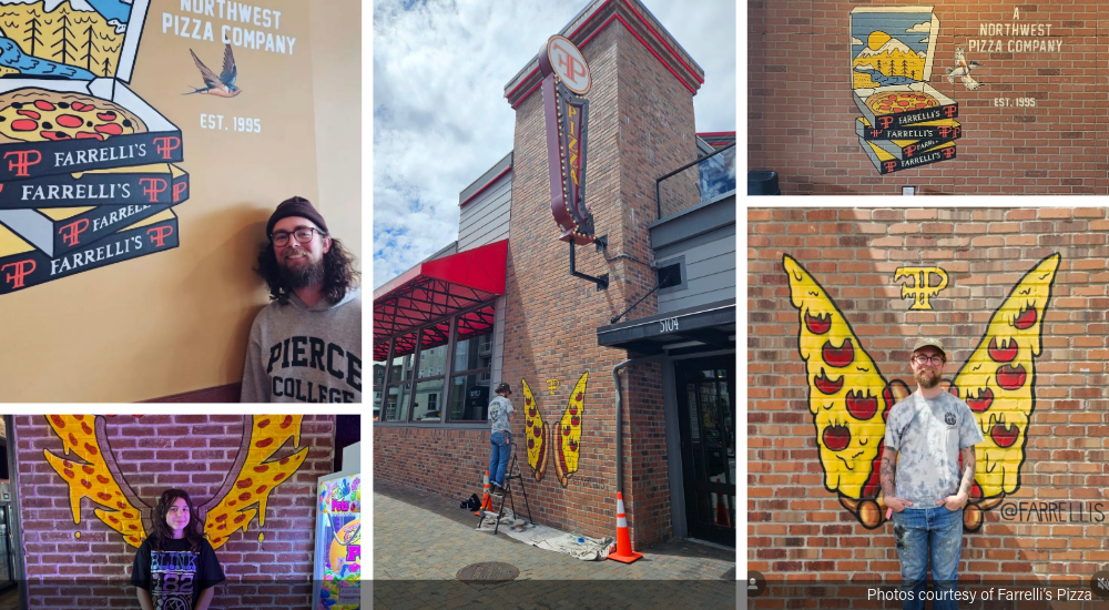 pizzerias commissioning artwork