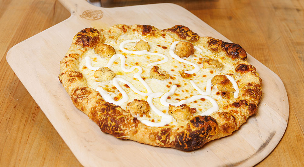 Image of Salvatore 'Tore' Trupiano's award-winning pizza, The Creamery Crown.