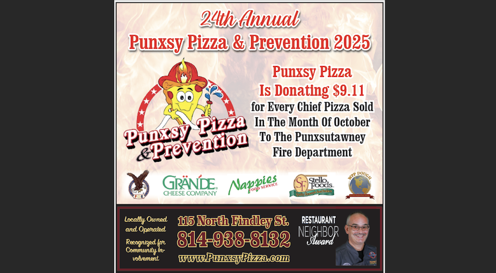 Pizza & Prevention, Punxsy Pizza, Punxsutawney, PA