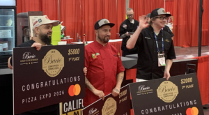WInners of the Bacio Division of the International Pizza challenge