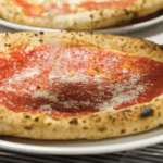 Image of a Neapolitan pizza.