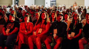 Image of Pizza Expo attendees during the keynote address.