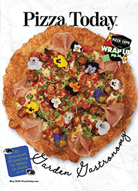 Image of May 2026 cover of Pizza Today, seasonal pizza