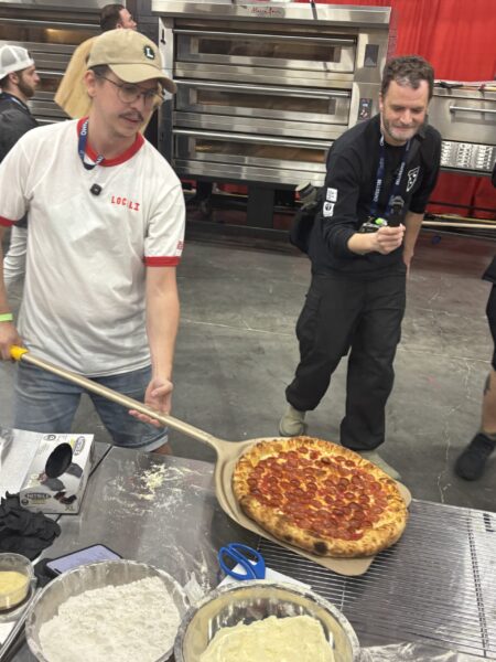 Neapolitan Pizza Maker Patrice Desmeules breaks from style to win Traditional Pizza Championship Title