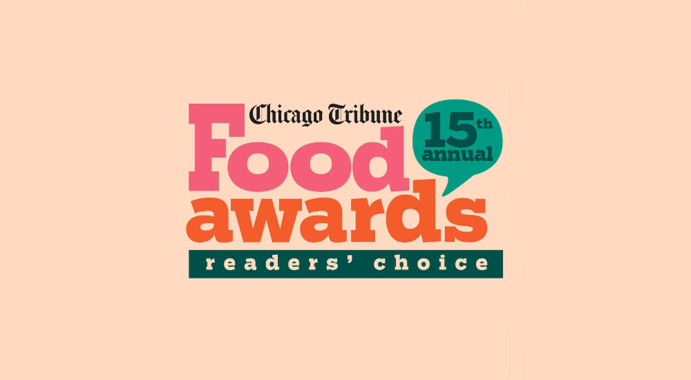 Image of Chicago Tribune Reader's Choice Food Awards logo.