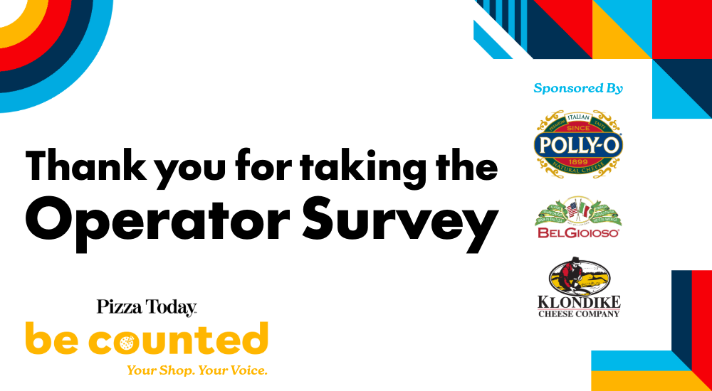 Operator Survey Thank You